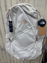 Load image into Gallery viewer, The North Face Jester LUXE Backpack in White Dune/Burnt Coral