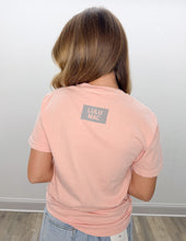 Load image into Gallery viewer, Lulu Mac Camo Logo SS Tee in Peachy