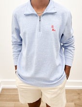 Load image into Gallery viewer, Vineyard Vines Ole Miss Saltwater Quarter Zip in Jake Blue