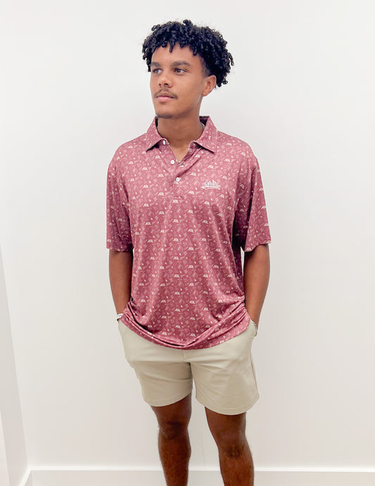 Mississippi State Script Campus Polo
