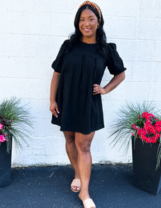 A Little Reckless Mini Dress Black