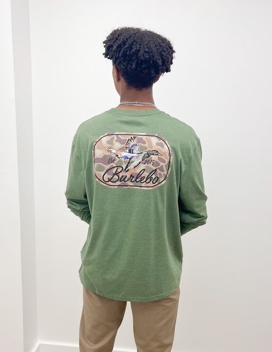 Burlebo Ducks Flying In LS Tee