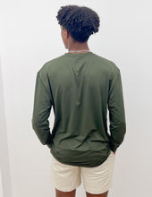 Load image into Gallery viewer, Burlebo Go To Tee Long Sleeve in Mallard Green