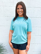 Load image into Gallery viewer, Jackson Apparel Logo Tee 23&#39; Seafoam