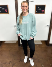 Load image into Gallery viewer, VB Corded Logo Sweatshirt Mint