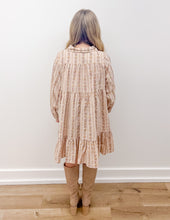 Load image into Gallery viewer, Sweet Dreams Floral Print Half Button Shirt Dress