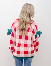 Load image into Gallery viewer, It&#39;s Our Party Front Sweater Cardigan With Ribbon Detail