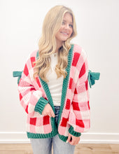 Load image into Gallery viewer, It&#39;s Our Party Front Sweater Cardigan With Ribbon Detail