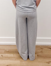 Load image into Gallery viewer, Loving Me Today Slub SS Tee &amp; Long Pants Set in H. Grey