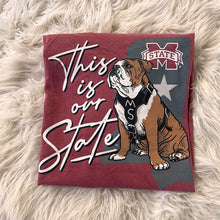 Load image into Gallery viewer, Mississippi State Bulldogs Our State SS Tee