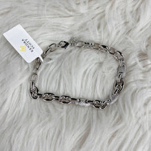 Load image into Gallery viewer, Kendra Scott Bailey Pave Bracelet in Silver White Crystal