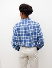 Load image into Gallery viewer, Vineyard Vines Miacomet Plaid Island Slub Shirt in Moonshine