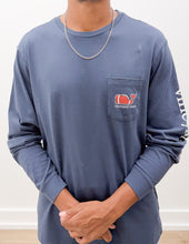Load image into Gallery viewer, Vineyard Vines Football Whale Long Sleeve Tee