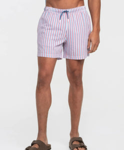 Southern Shirt Co. Men's Clubhouse Seersucker Swim Shorts