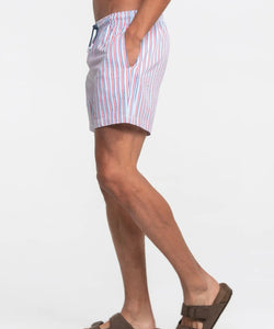 Southern Shirt Co. Men's Clubhouse Seersucker Swim Shorts