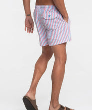 Load image into Gallery viewer, Southern Shirt Co. Men&#39;s Clubhouse Seersucker Swim Shorts