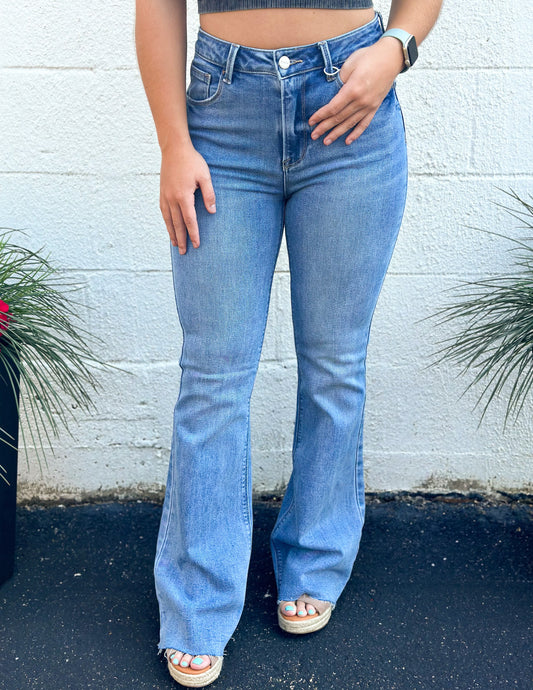 Lost In Yesterday Bootcut Jeans Medium