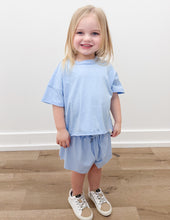 Load image into Gallery viewer, Local Girl Youth Petal Shorts in Periwinkle