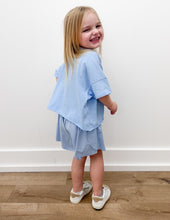 Load image into Gallery viewer, Local Girl Youth Petal Shorts in Periwinkle