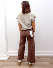 Load image into Gallery viewer, I Need To Know Sweater Vest with Side Slit in Heather Mocha