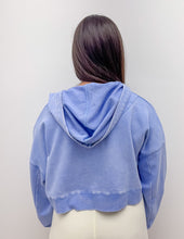 Load image into Gallery viewer, All Day Long Mineral Wash Pullover Hoodie in Lavender Blue