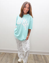 Load image into Gallery viewer, Lulu Mac Camo Logo SS Tee in Chalky Mint