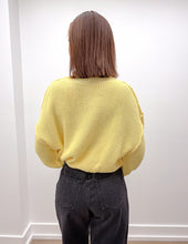 Load image into Gallery viewer, Feeling Lost Pullover Sweater Mock Neckline in Lt. Yellow