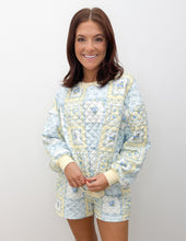 Load image into Gallery viewer, It's Quitting Time Patchwork Pullover/Short Set