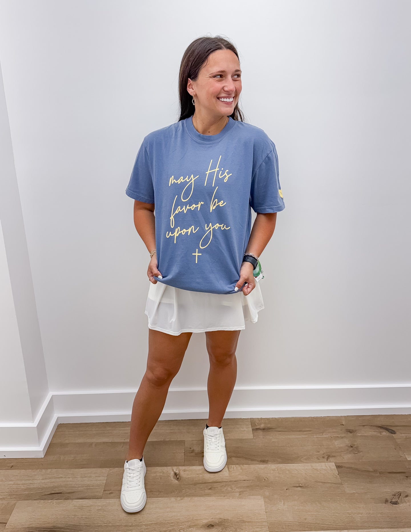 The Addyson Nicole Company May His Favor Be Upon You SS Tee