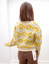Load image into Gallery viewer, Giving Kindness Fuzzy Texture Floral Sweater