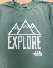 Load image into Gallery viewer, North Face Teen Adventure SS Tee in Duck Green