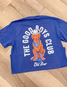 Old Row Good Boys Club Cowboy Retriever SS Pocket Tee in Midnight
