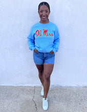 Load image into Gallery viewer, Hand Drawn Ole Miss Gildan Sweatshirt