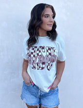 Load image into Gallery viewer, Mississippi State Bulldogs Twisted Check Thrifted Tee