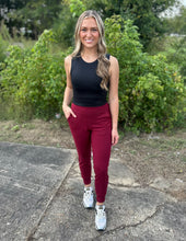 Load image into Gallery viewer, When You&#39;re Not Next to Me Joggers Burgundy