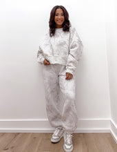 Load image into Gallery viewer, Time To Go Grey Camo Dropped Shoulder Sweatshirt