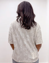 Load image into Gallery viewer, I Don&#39;t Care Camo Ribbed Loose Fit SS Shirt