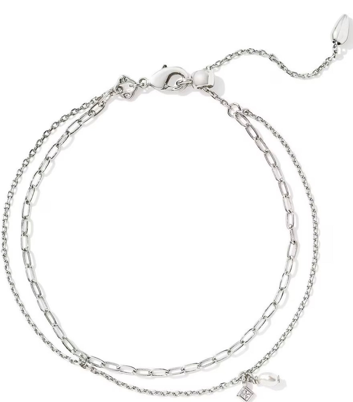 Kendra Scott Eve Silver Multi Strand Bracelet