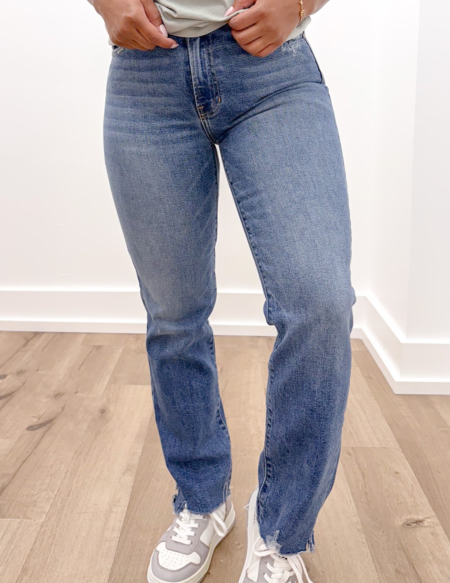 Spent The Summer There Vintage Straight Jeans