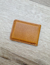 Load image into Gallery viewer, Magnetic Money Clip Tan Embossed Hotty Toddy