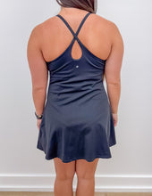 Load image into Gallery viewer, Pretty Little Summer Athletic Dress in Black