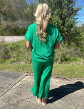 Load image into Gallery viewer, Boho Breeze Pant Set Kelly Green