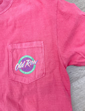 Load image into Gallery viewer, Old Row Circle Logo SS Pocket Tee in Watermelon