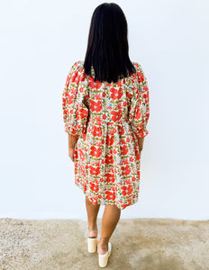 Happy Sunshine Floral Dress