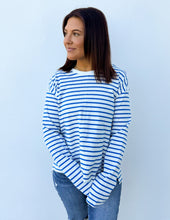 Load image into Gallery viewer, Doing Alright Striped Basic Knit Top