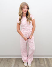 Load image into Gallery viewer, Lulu Mac Stripe Monochrome Pants in Lt Pink
