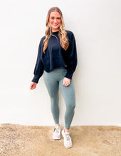 Load image into Gallery viewer, Free People Never Better Heather Leggings in Midnight Jade Heather