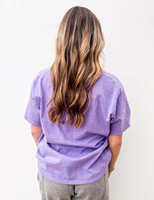 Load image into Gallery viewer, Hideaway Crew Neck Short Sleeve T-Shirt in Wisteria