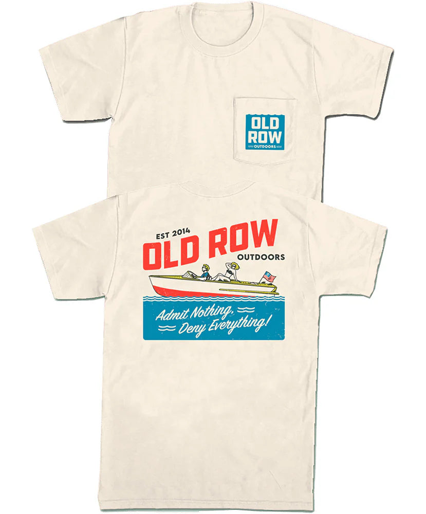 Old Row Outdoors Vintage Boat Pocket Tee