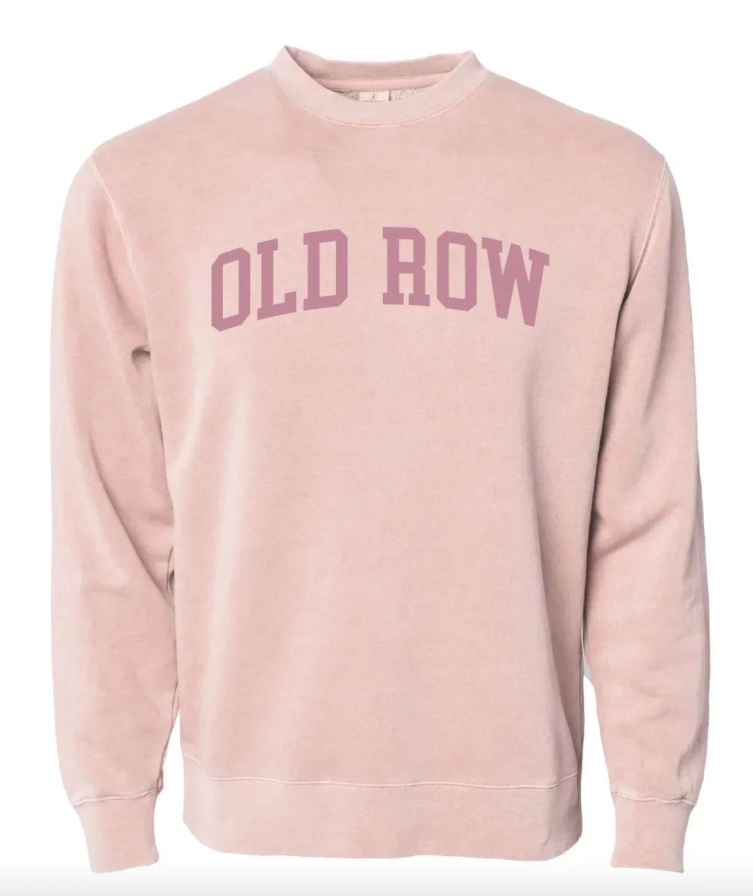 Old Row Pigment Dyed Crewneck in Pink